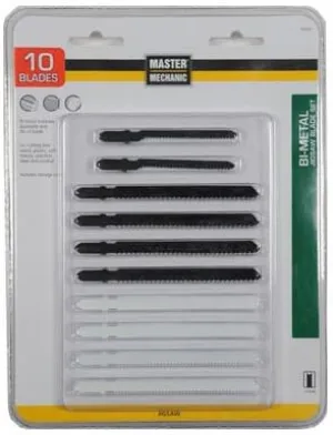 160381 10 Piece, Jigsaw Blade Set