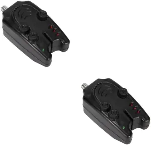2 Pcs Fishing Alarm Fishing Gear Fishing Rod Alert Fish Bite Indicator Black Alarm for Fishing Fish Bite Signal Reminder Fishing Illuminated Bell Fishing Bite Alarm Fish Bite Alarm