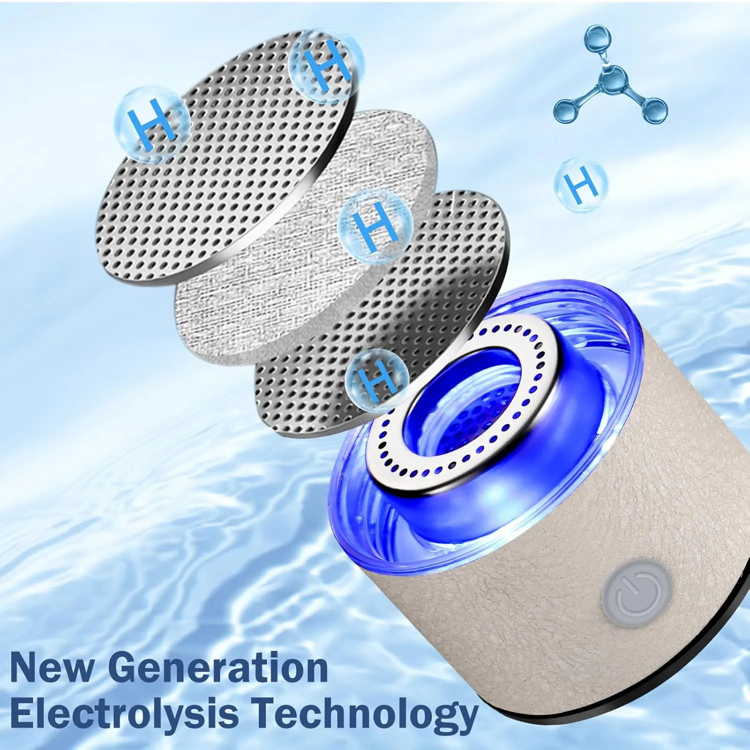 2025 New Hydrogen Water Generator Bottles, Portable Hydrogenated Water Bottle with SPE PEM Technology, 420ml Hydrogen Water Bottle Generator, Rechargeable Ionizer Machine for Home, Office, and Travel