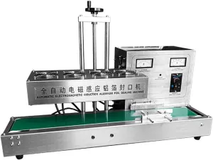 2200w Automatic Aluminum Foil Sealing Machine,Electromagnetic Induction Band Bag Sealer,Continuous Sealing Machine,Plastic Bottle Cap Sealer,50-120mm