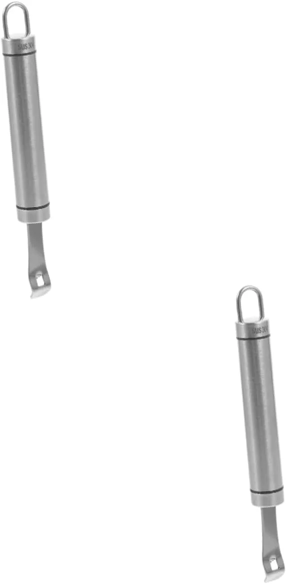 2pcs Ergonomic Design Bottle Opener Non-slip Grip and Strong Stainless Steel for Longevity