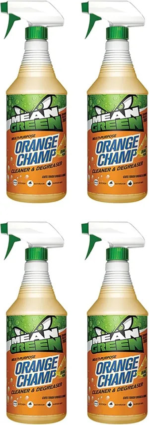 4 Set - C R Brands Inc. Mean Green Orange Champ Cleaner & Degreaser 32oz…
