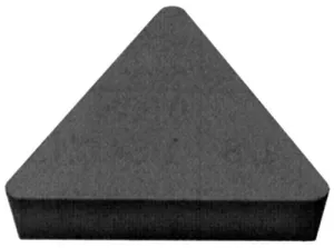 41285 Solid Carbide Turning Insert, C520 Grade, Uncoated (Bright) Finish, TPG Style, TPG 430, 3/16" Thick, 0.004" Radius (Pack of 10)