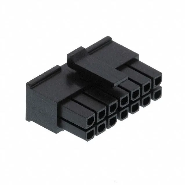 430251400, Conn Housing F 14 POS 3mm Crimp ST Cable Mount Black Micro-Fit 3.0™ Bag (50 Items)