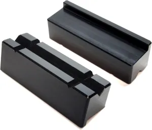 4" Multi Purpose Polymer V Groove Barrel Vise Soft Jaws