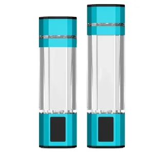 5000ppb Hydrogen Water Bottle Generator with PEM SPE Technology, 2024 Portable Rechargeable Hydrogen Water Ionizer Machine, for Home Office Trave