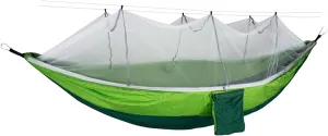650g Ultralight Drawstring Camping Hammock with Mosquito Net - Easy Assembly, Portable Double Hammock for Hiking, Backpacking, and Travel