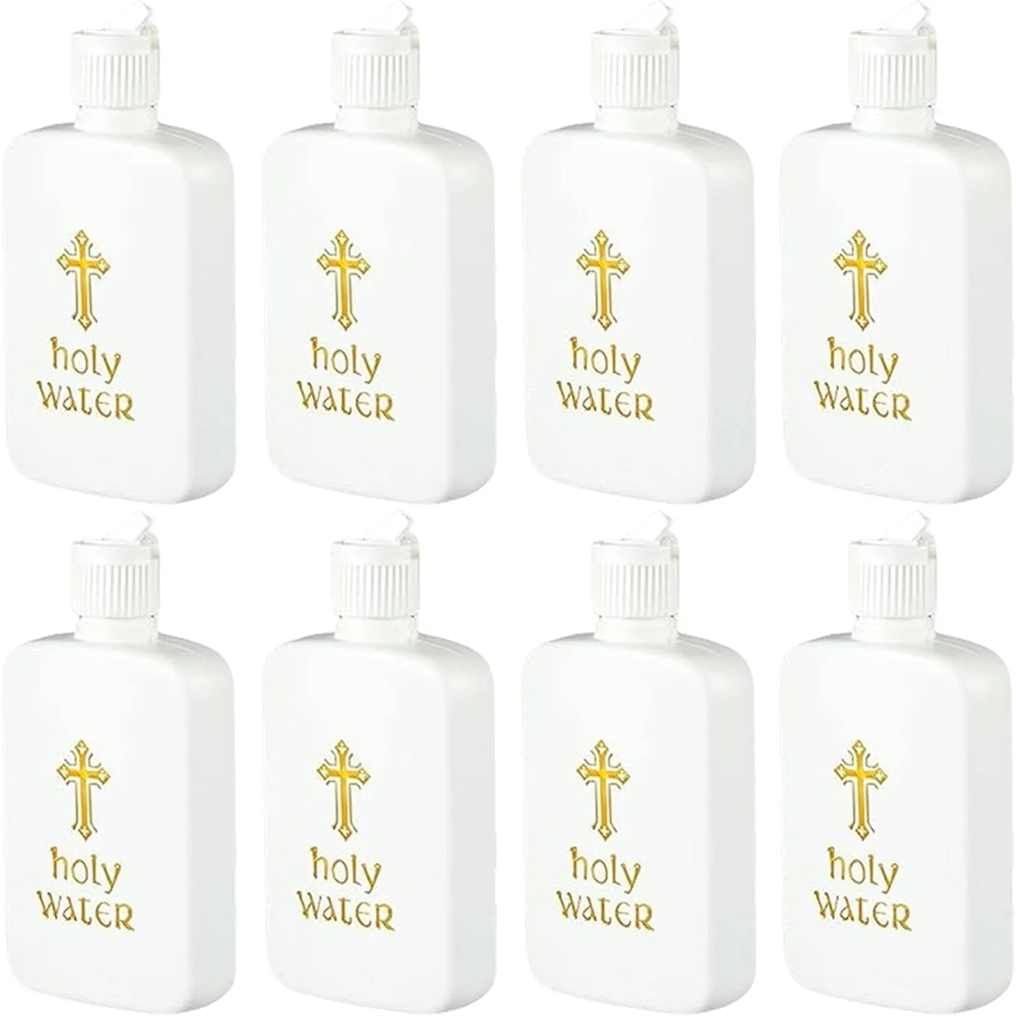 8Pcs Holy Water Bottles Holy Water Empty Containers 100ml Holy Water Plastic Bottle