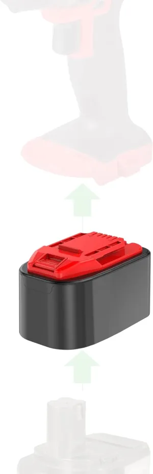 Adapter for Bauer 20V Tools - Compatible with Ryobi 18V Batteries for Powering, No Charging Function, 1 Adapter Only