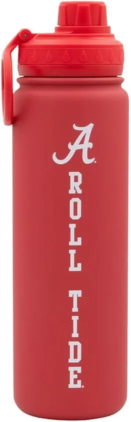 Alabama Water Bottle - Red Double Walled Stainless Steel 24 oz Keeps Drinks Cold or Hot