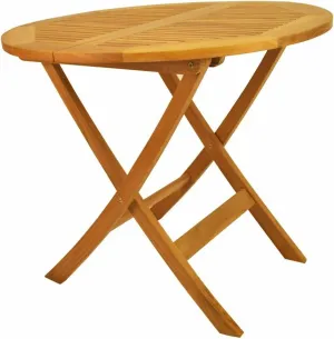 Anderson Teak Windsor Round Picnic Folding Table, 31-Inch
