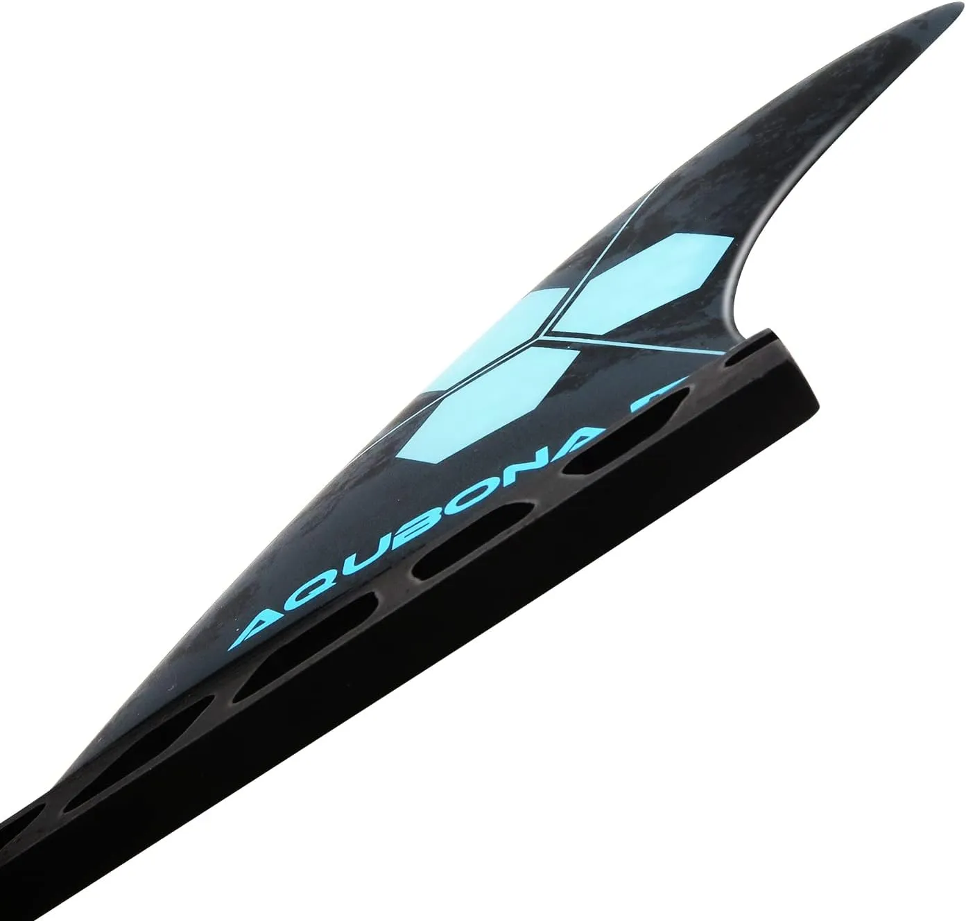 AQUBONA Honeycomb Fiberglass Performance Surfboard Fins Thruster (3 Fins) Single Tab with Fin Bag, Key and Screws.
