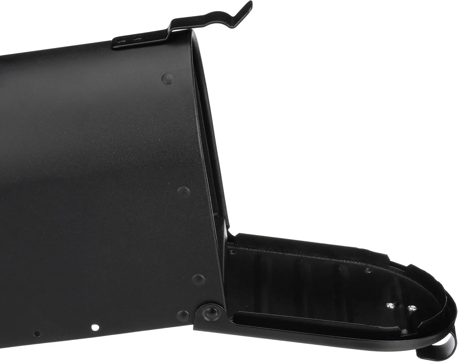 Architectural Mailboxes Admiral™ Rust-Proof Aluminum Metal Post Mounted Mail Box for Outside, Black, Medium Curbside Mailbox, USPS Approved for Residential Delivery