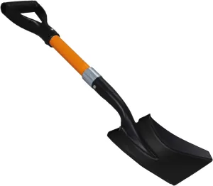 Ashman Short Handle Transfer Shovel (1 Pack) - Kids Beach & Garden Shovel, 27-inch Sturdy Blade, D-Handle Gardening Tool