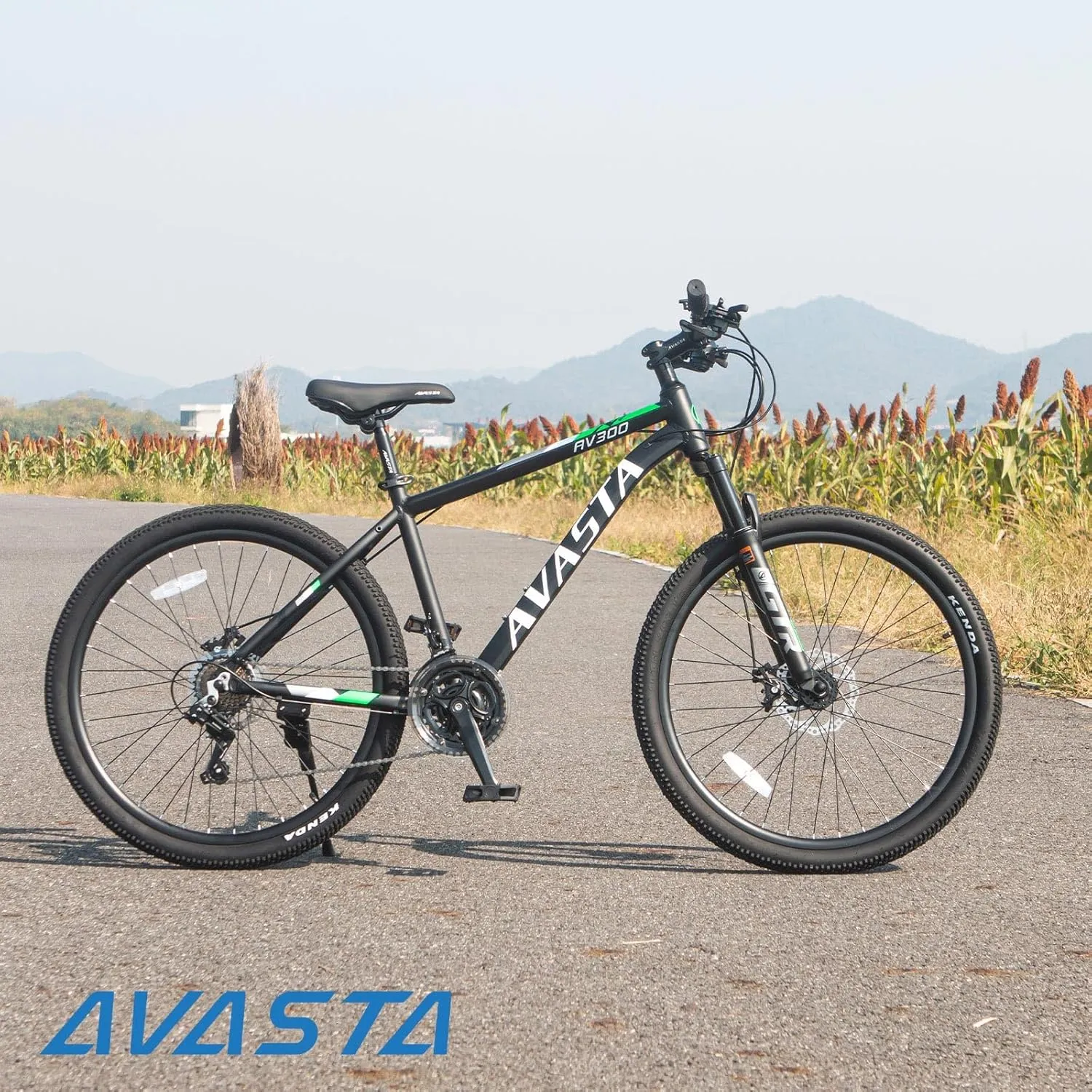 AVASTA AV300 26 27.5 inch Mountain Bike with 21-Speed，Aluminum Frame, Dual Disc Brake, Comfortable Saddle,Multiple Colors