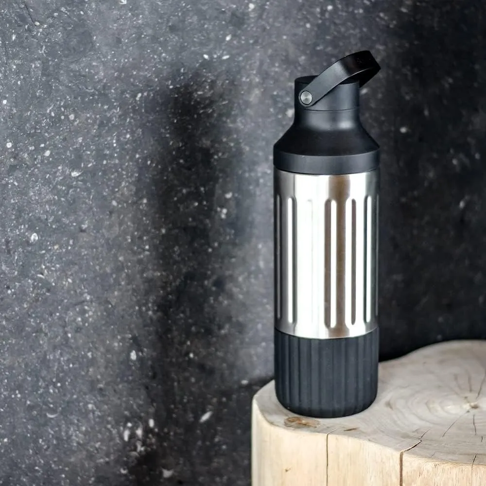 BEAST Stainless Steel Hydration Bottle with Carry Cap, 22oz (Cloud White)