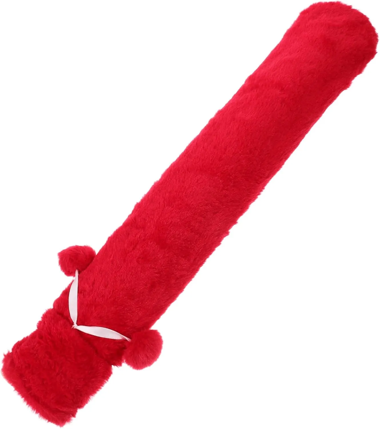BESTYASH Strip Hot Water Bottle with Removable Plush Cover Reusable Hand Warmer for Belly and Shoulders Creative Hot Water Bag for Winter Comfort and Muscle Relief