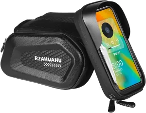 Bike Phone Front Frame Bag, Bicycle Bag,Waterproof Bike Phone Mount Top Tube Bag, Mountain bike bag Phone Case Accessories Cycling Pouch Compatible Phone Under 7”