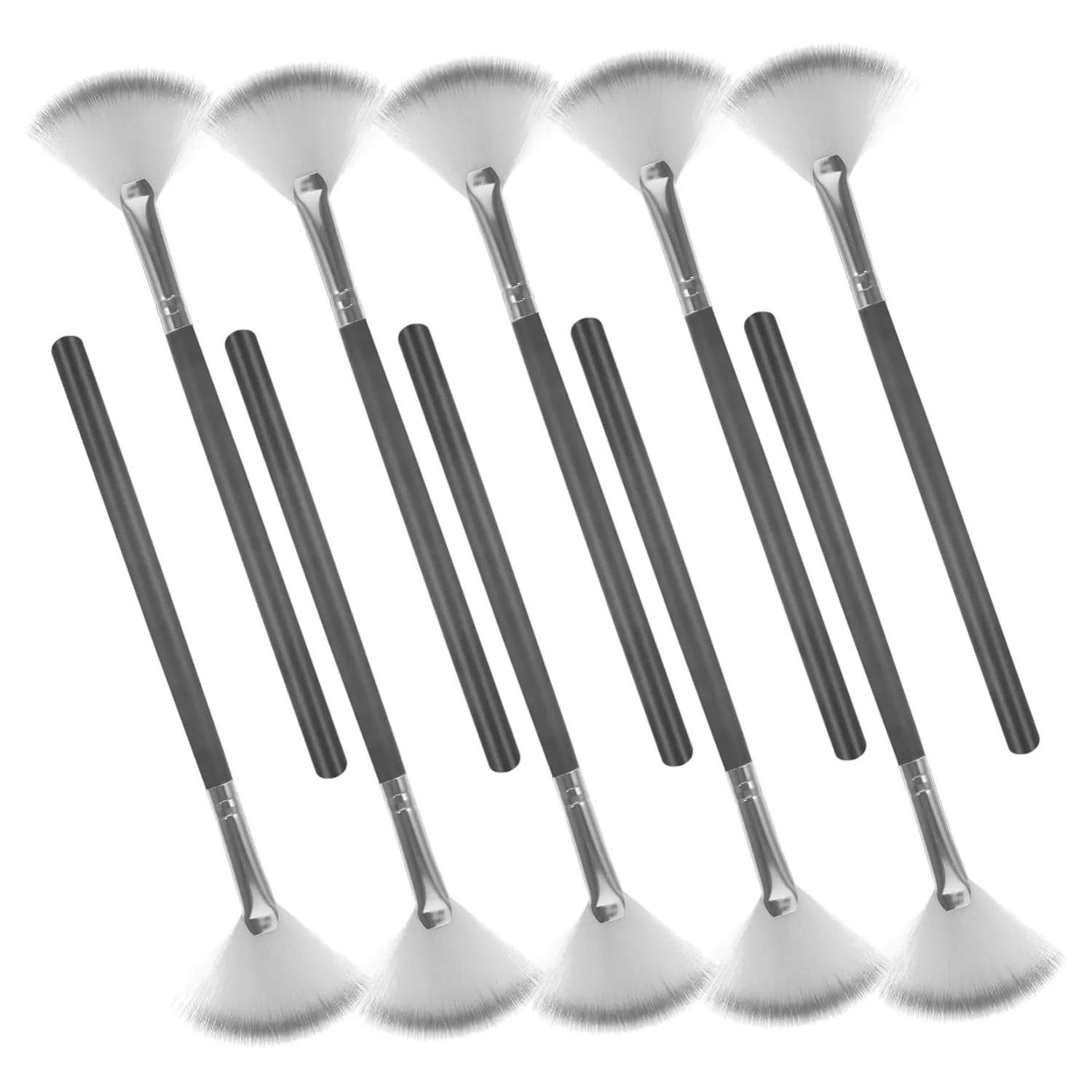 Black for Makeup Esthetician Brushes Supplies Small Blending Brushes for Highlighter