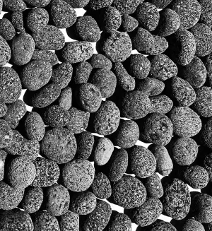 Black Lava Rocks for Fire Pit - 2 to 3 Inch 20 lbs - Gas Fireplace Stones - Volcanic Rock for Propane Fire Pit - Decorative Stone for Outdoor & Indoor Gas Fireplace