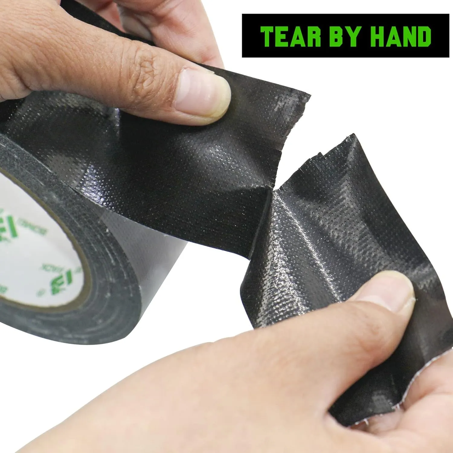 BOMEI PACK 5 Pack Black Duct Tape Roll Crafts, Residue Free Duct Sealing Tape Multi Pack, 8.3Mil x1.88Inch x 35Yds