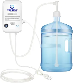 Bottled Water Dispenser Pump System Single-Tube for Refrigerator, Drinking Water Dispensing Electric Pump for 5 Gallon Flow Rate 2L Power 36W Suitable for Coffee, Ice Machines