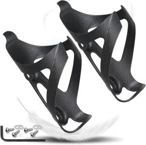 Carbon Fiber Water Bottle Holder for Bicycle Mountain Bike Cup Holder Ultralight Bike Water Bottle Cages for MTB Mountain Road Bike Cycling