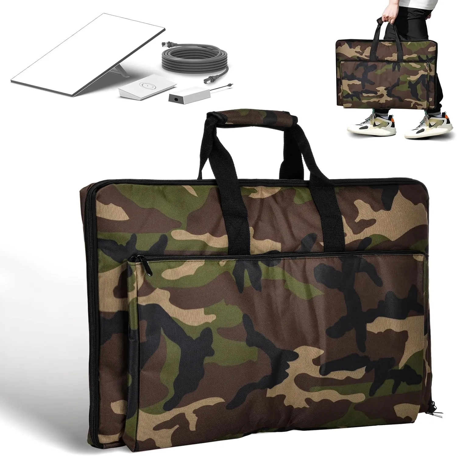 Carrying Standard Bag for Starlink Satellite Gen 3, Travel Bag for Starlink Accessories - Carry Handbag for Starlink Gen3 V 3 Dish Outdoor Field Camping and RV Trips (Camo)