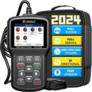CGSULIT Full System Scanner for VW Audi Jetta/Passat/Beetle Car Scan Tool OBD2 Scanner