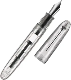 Clarity Transparent Fountain Pen Set – Available in 3 Nib Sizes and 4 Colors, Includes Ink Converter, Elegant Gift Box, – Premium Quality Writing Instrument, 1 Year International Warranty