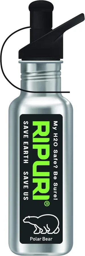 Classic 18oz Filter Bottle Water Bottle stainless steel Camping Hiking Backpacking Outdoor Emergency Polar Bear