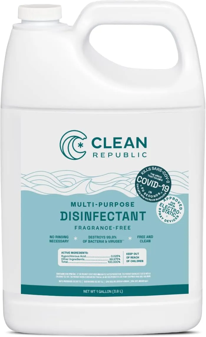 Clean Republic Multi-Purpose Disinfectant Cleaner, 1 Gallon Bottle