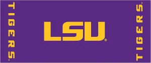Collegiate Kwik-Covers Rectangle Plastic Table Covers, Bundle of 2 (Louisiana State University, 6')