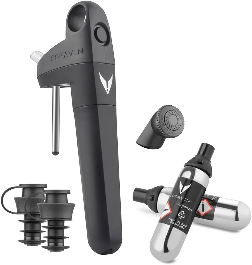 Coravin Pivot Plus Wine Preservation System- Black