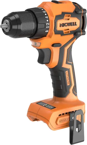 Cordless Drill (Tool Only) for Dewalt 20V Max Battery, Up to 620 In-lbs Brushless1/2" Power Drill, 2-Speed Lightweight, with Tool Bag, LED Light