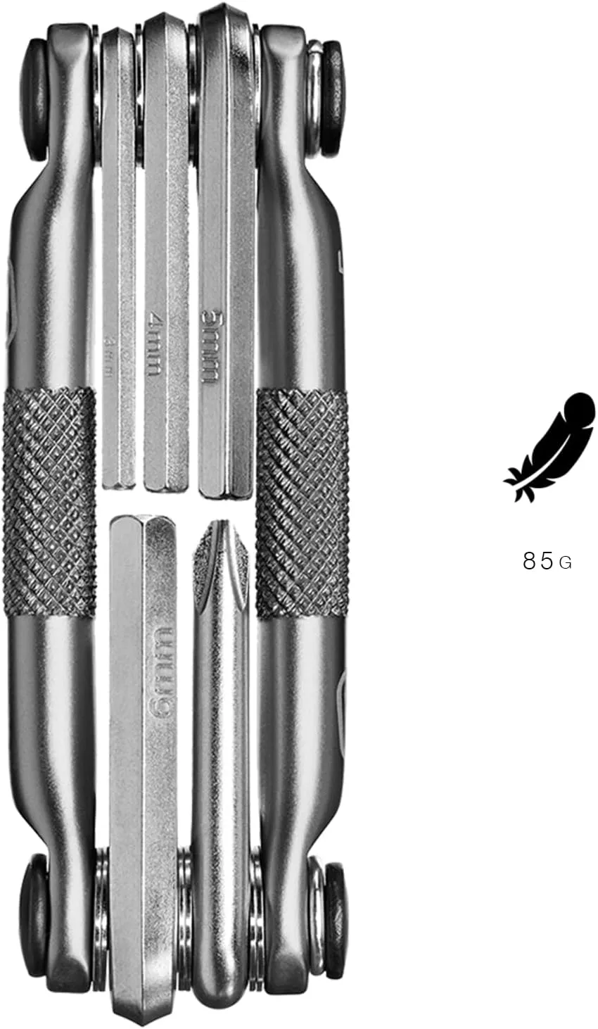 Crankbrothers M5,M-Series Bike Tool, Nickel, One Size