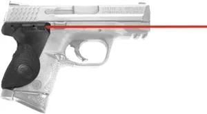 Crimson Trace LG-661 Lasergrips with Red Laser, Heavy Duty Construction and Instinctive Activation for Smith & Wesson M&P Compact Pistols, Defensive Shooting and Competition