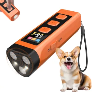Dog Bark Deterrent Device, 2025 Anti Barking Device for Dogs 65FT Far Ultrasound Dog Bark Deterrent, Humane Alternative to Training Collars, Works Indoors & Outdoors - Stubborn Barking Solution
