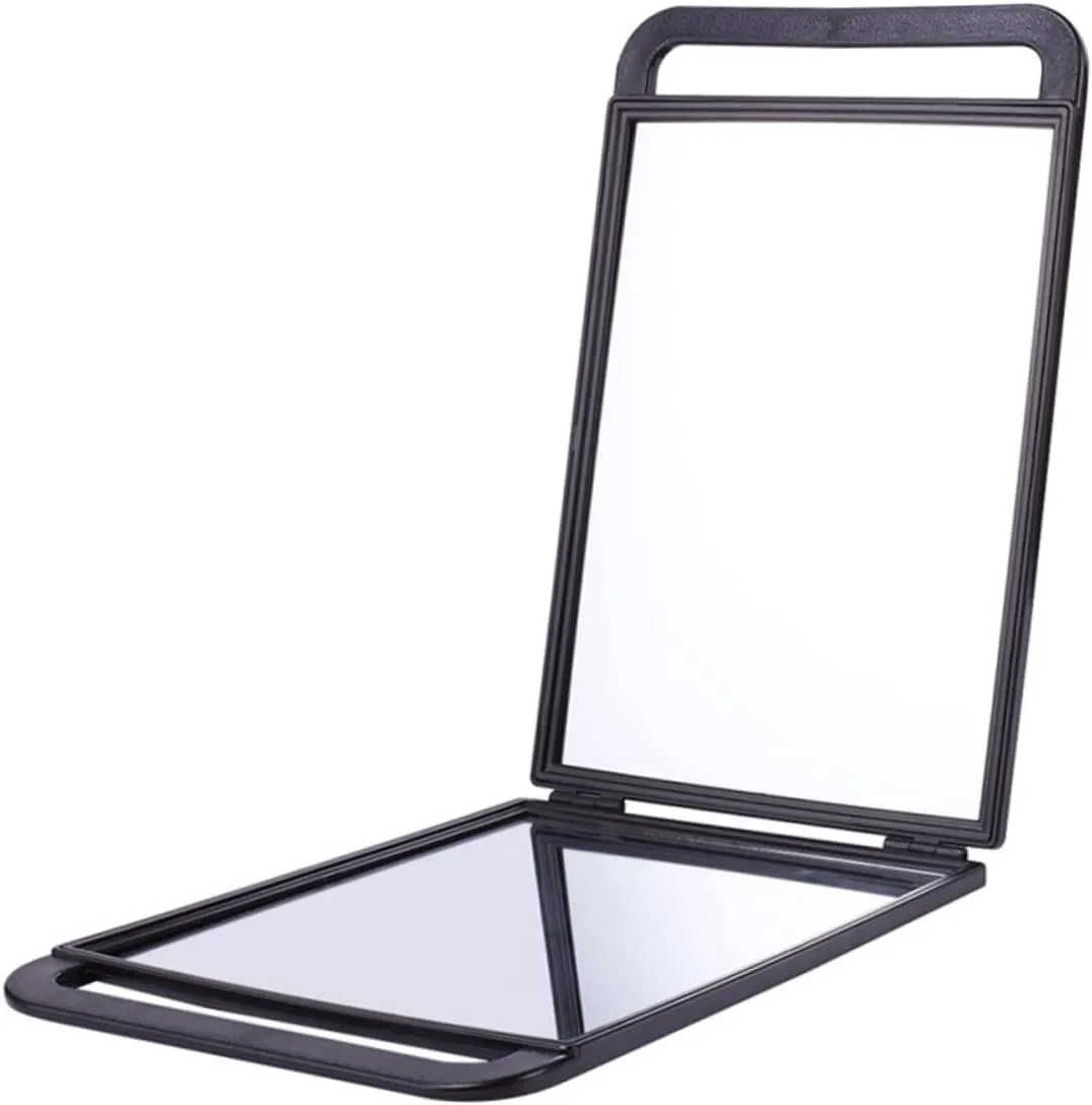 DOITOOL Large Double-Sided Makeup Mirror Handle Collapsible Beauty Mirror for Hair Salon