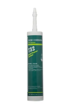 Dow Corning 1892011 732 Black Multi-Purpose Sealant, -60 to 205 Degree C, 300 mL