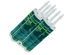 Dow Corning - RTV 732 Black 10 Ounce Cartridge - 6 Pack