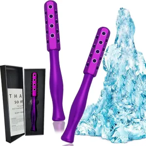 Elarique Face Roller, Elarique Glow Sculpting - Beauty Roller, Facelift Pro Rollers, Uplifting Facial Massaging Beauty Tool, Germanium Stones Face Tool, For Up Lifting And Skin Care (2PCS)