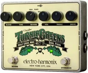 Electro-Harmonix Turnip Greens Overdrive/Reverb Multi-Effect Pedal