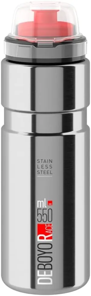 ELITE,One Size,FA003514571 Deboyo Race stainless steel vacuum bottle 550 ml silver - 12 hours thermal