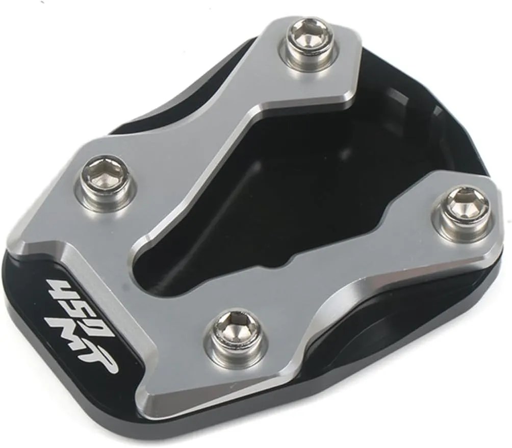 Enlarged Kickstand Pad Pedal Sidestand Pad Compatible with CFMOTO Ibex 450 2025,Aluminum,CNC-machined,Anodized,Silver,CFMOTO IEBX 450 Accessories