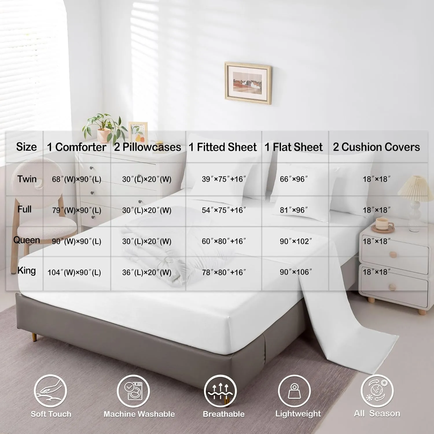 Erosebridal Retro Cabin Bed in a Bag Queen Comforter Set 7 Piece,Rustic Bear Deer Bedding Sets Hunting Wildlife Wild Animal Comforter and Sheet Set,Plaid Lodge Farmhouse Western Bed Set