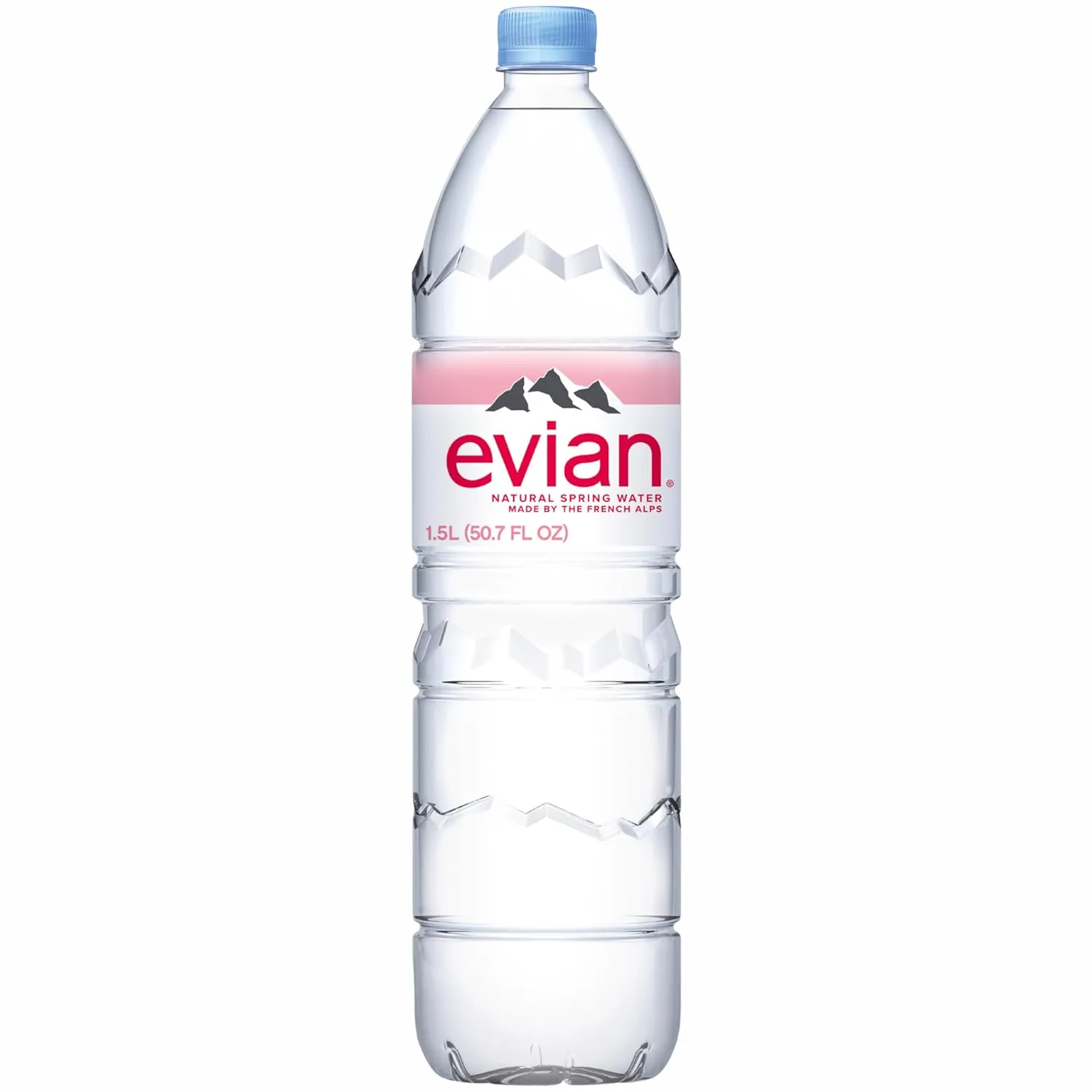 evian Natural Spring Water, 1.5 L bottles, 6 pack