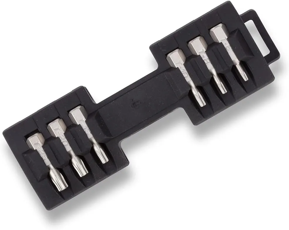 Fix It Sticks Compact Ratcheting Multi-Tool - EDC Set with Ratcheting Locking Hex T-Way Wrench, Mini Pry Bar and 15 Bits Included