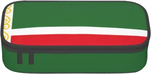Flag of the Chechen Republic print Large Capacity Storage Bag Travel Office Supplies Box, Makeup Bag, Desk Organizer with