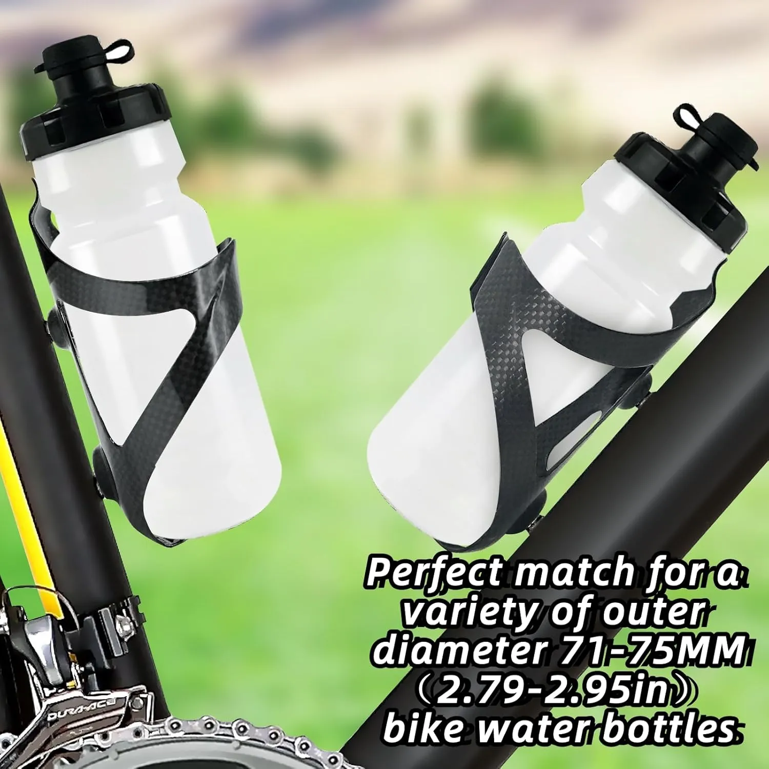 Full Carbon Fiber Bicycle Ultralig Water Bottle Cage MTB Road Bike Bottle Holder Ultra Light